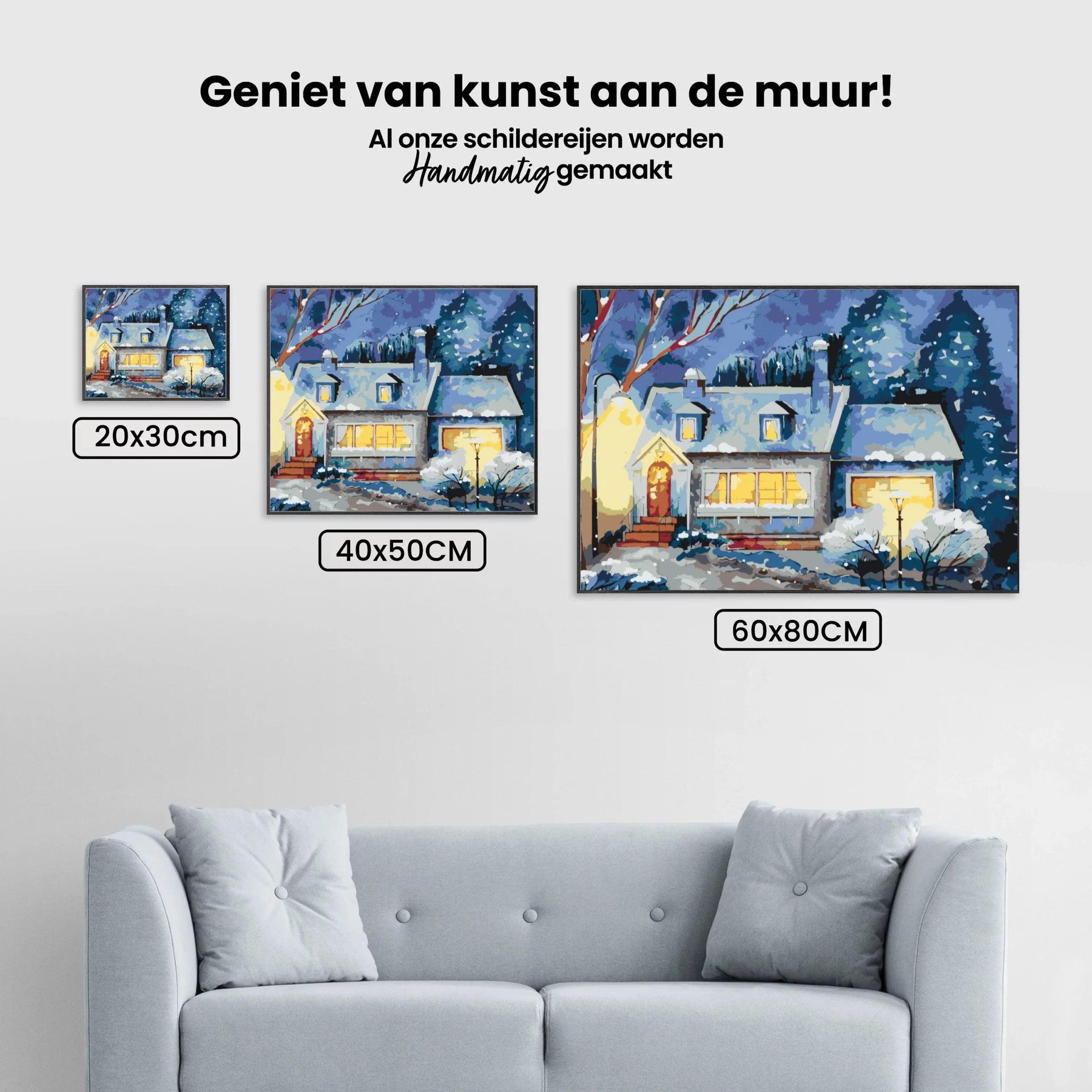 Diamantmaleri - Vinterlandskab - SEOS Shop ®
