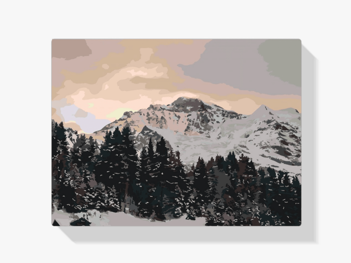 Diamantmaleri - Schweiziske Alper Jungfrau - SEOS Shop ®