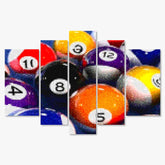 Diamantmaling Billardkugler 5-delt - SEOS Shop ®