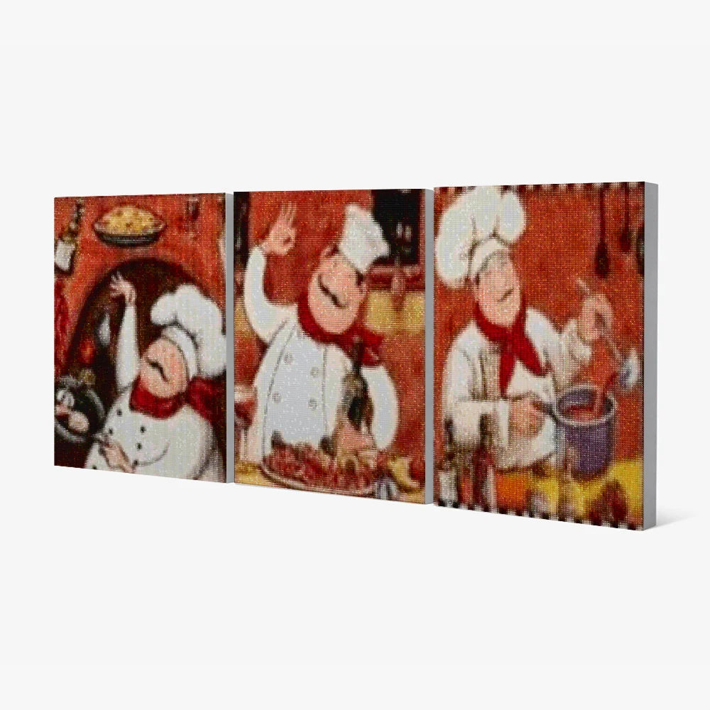 Diamantmaling Kok 3-delt - SEOS Shop ®