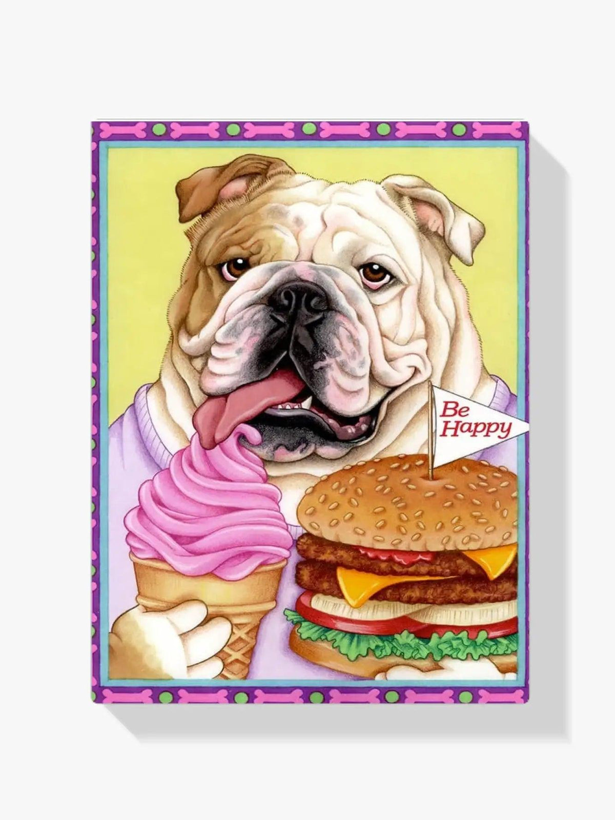 Diamantmaleri - Bulldog Hamburger
