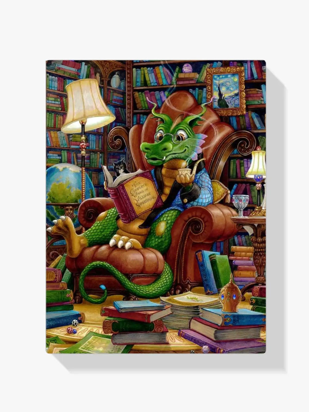 Diamantmaling - Den læsefærdige drage