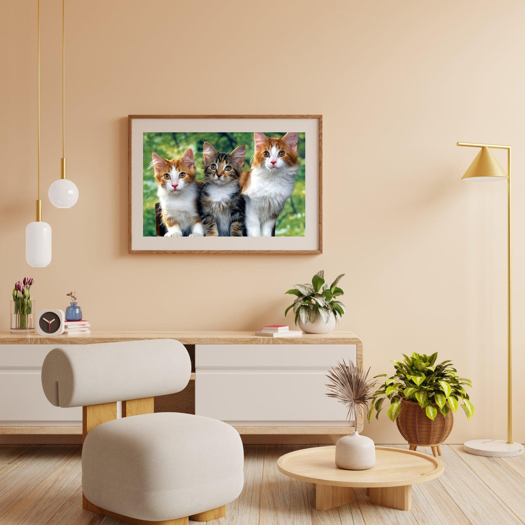 Diamantmaling - Tre katte - SEOS®