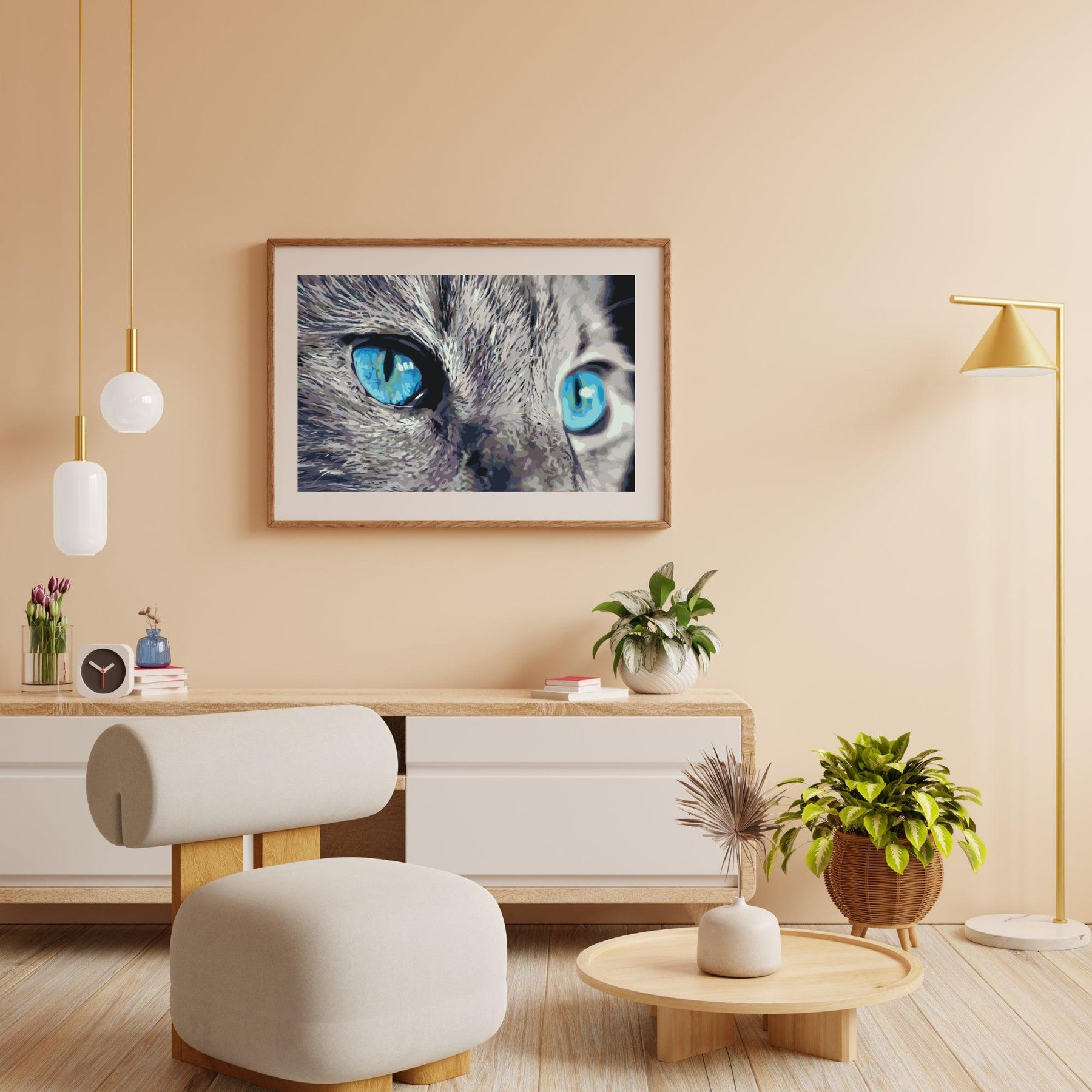 Diamantmaling - Et gennemtrængende blik - SEOS®