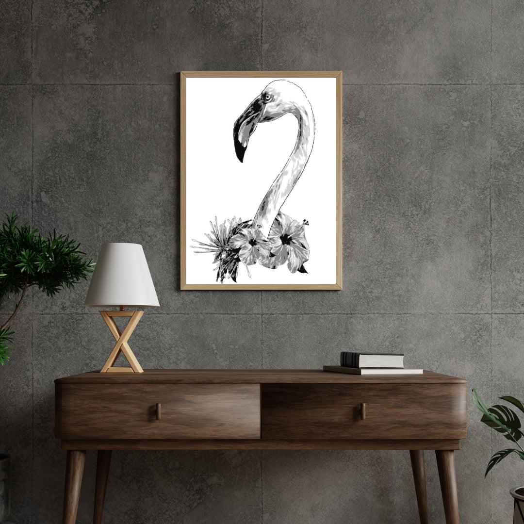 Diamantmaleri - Flamingohoved - SEOS®