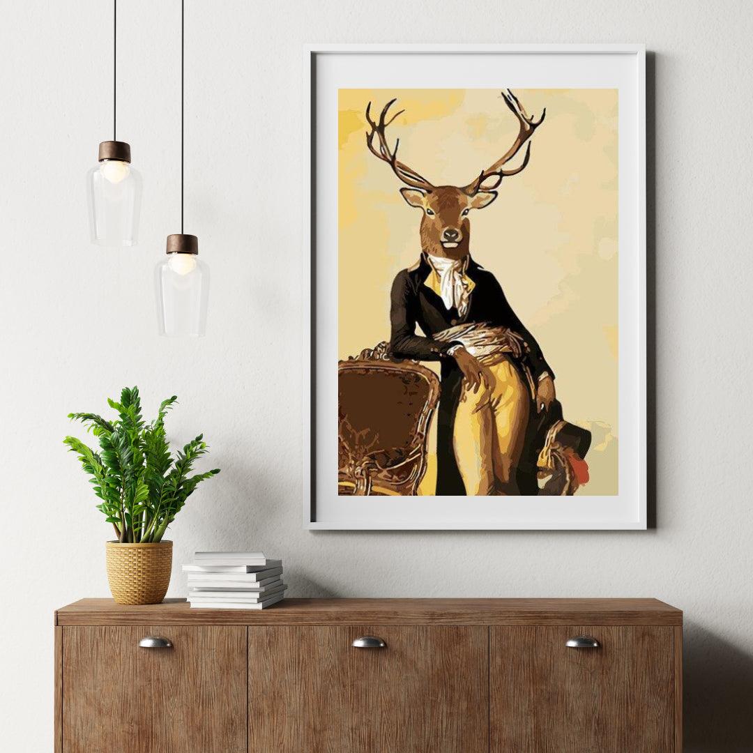 Diamantmaleri - Herrehjort - SEOS®