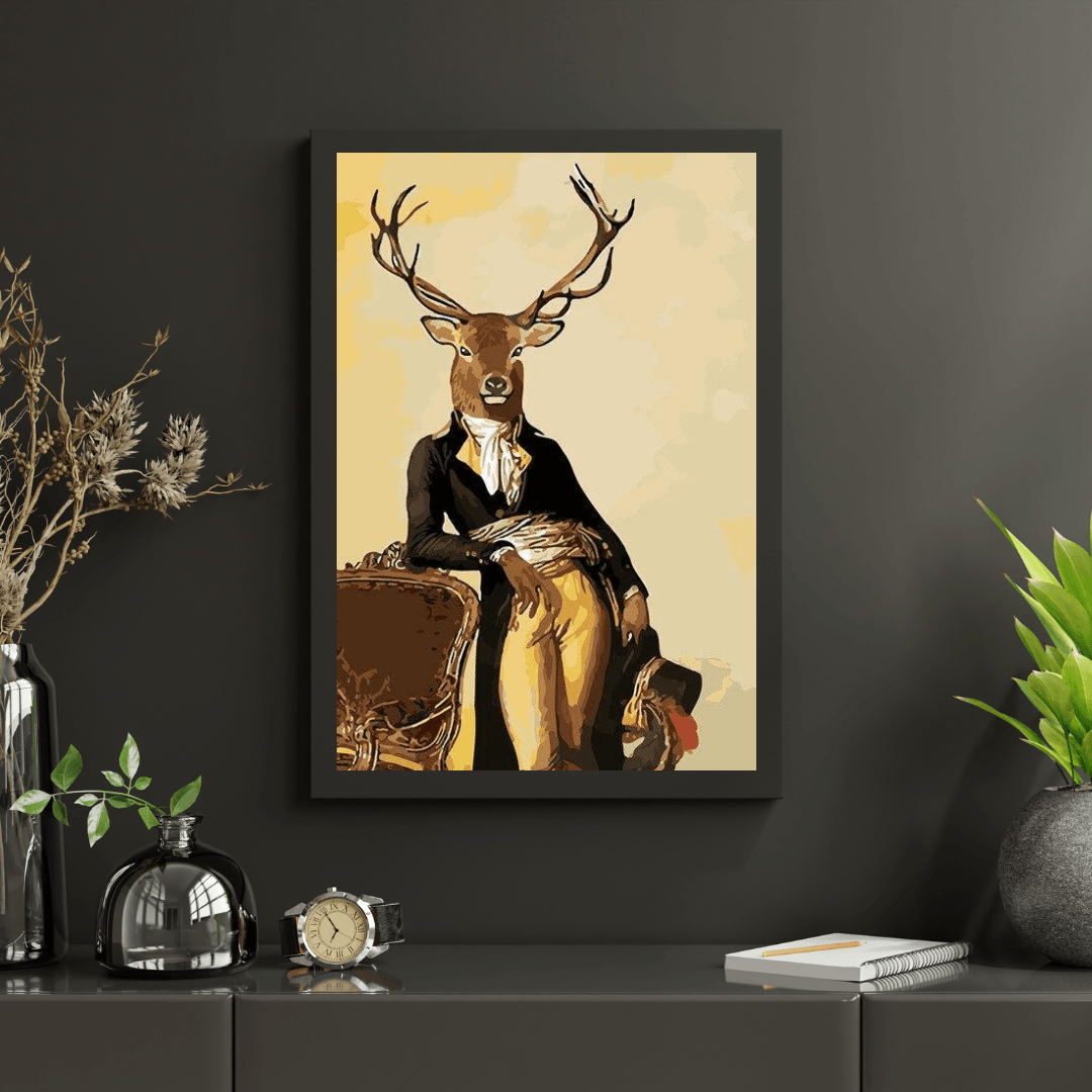 Diamantmaleri - Herrehjort - SEOS®