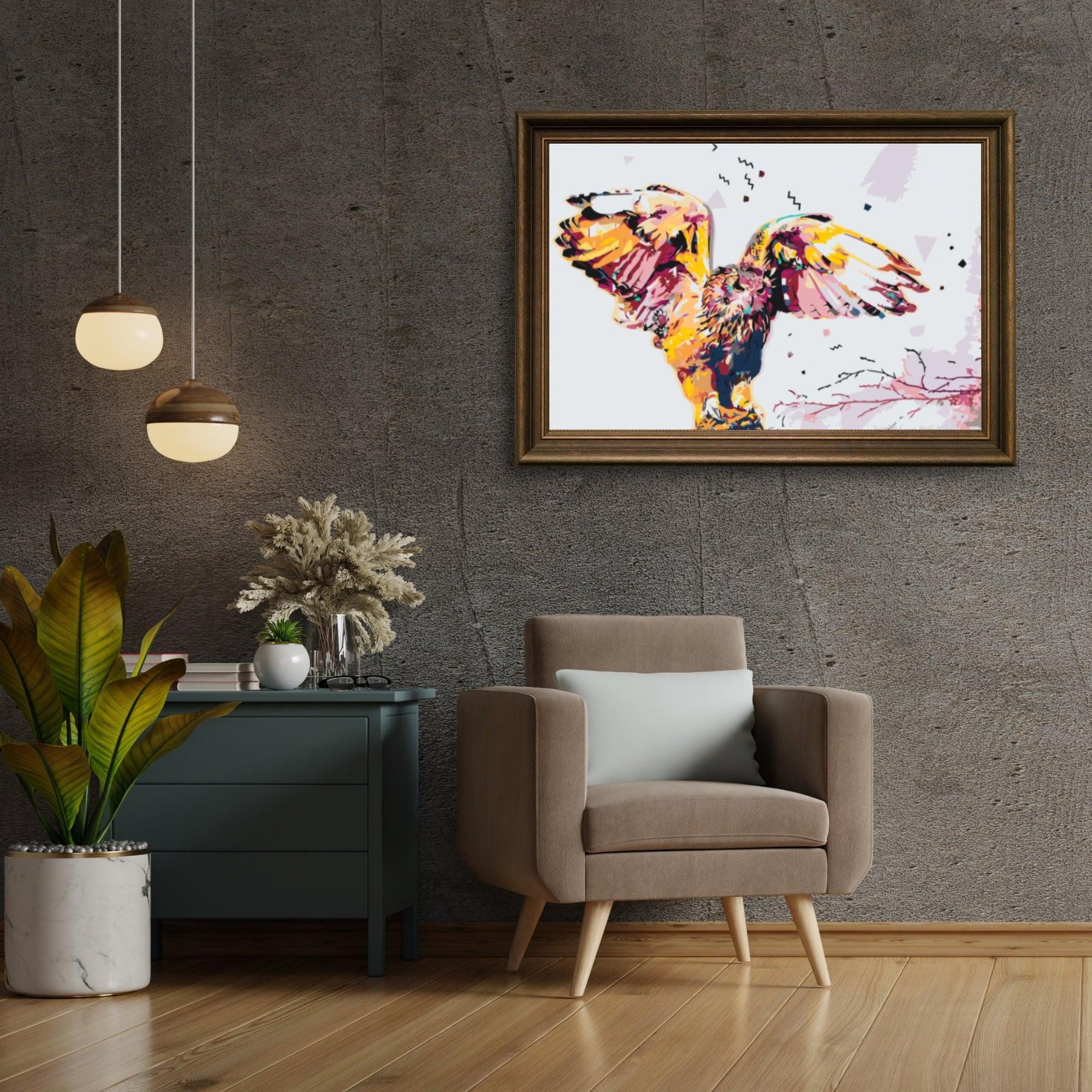 Diamantmaleri - Gylden Sneugle - SEOS®