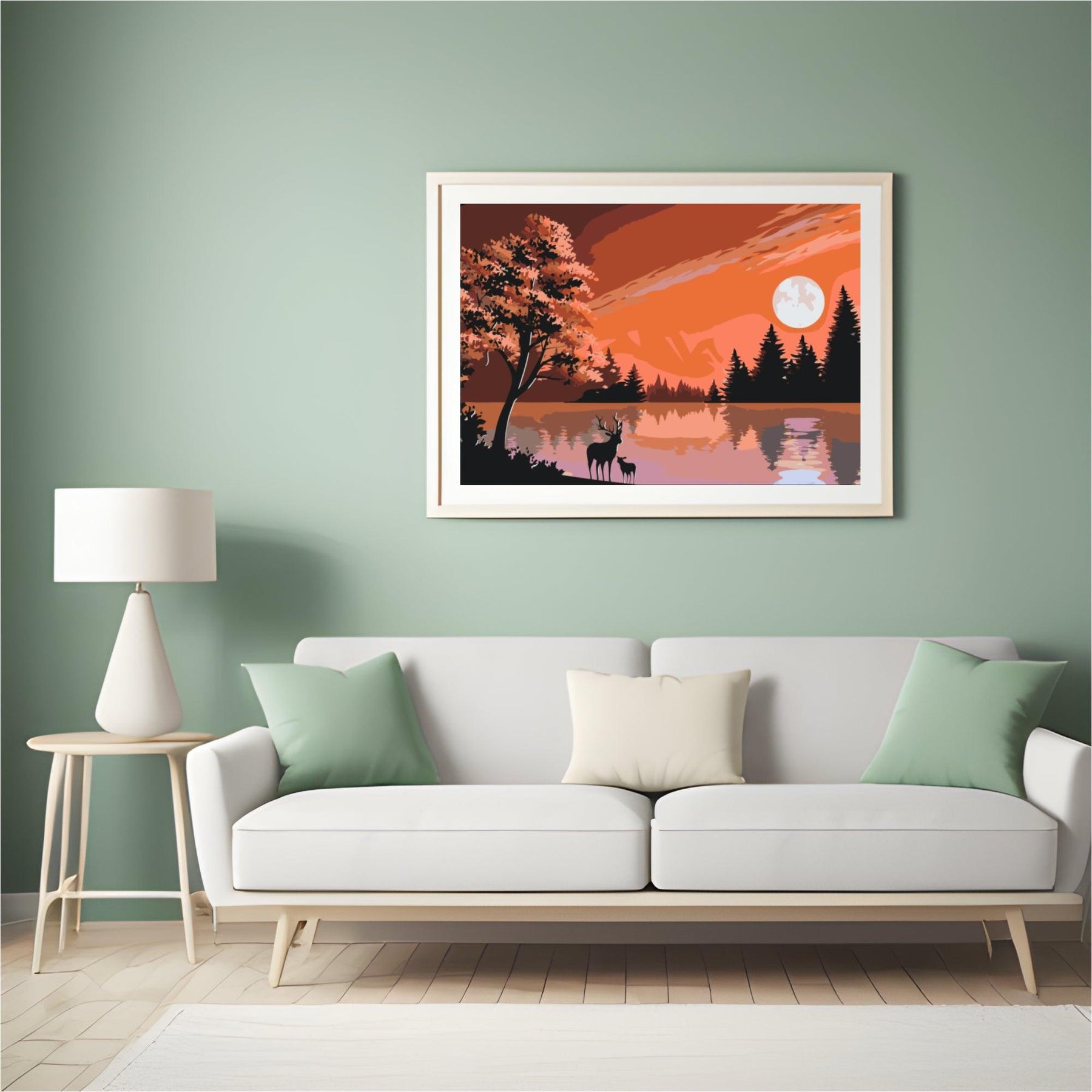 Diamantmaling - Hjort i naturen - SEOS®