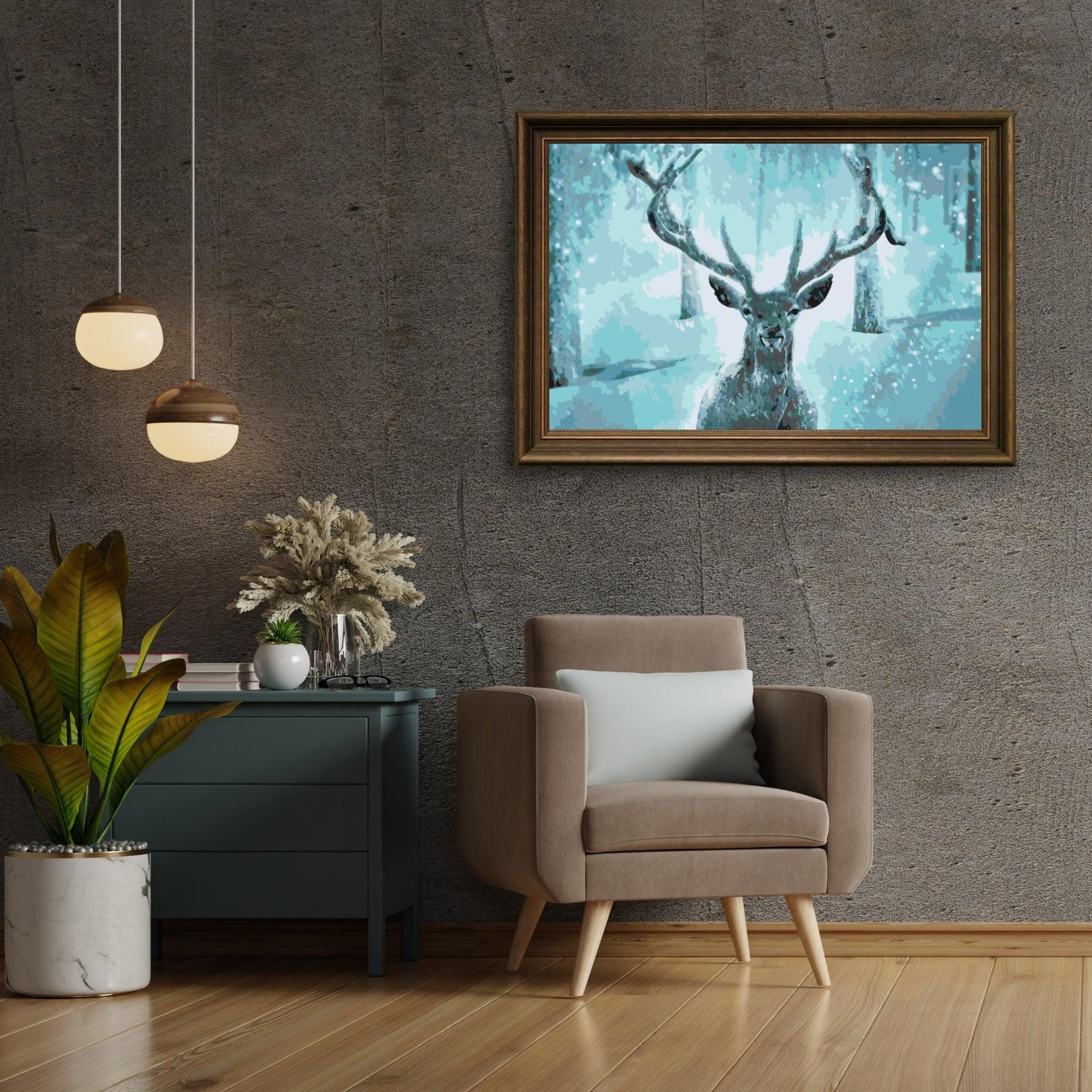 Diamantmaling - Sneklædte rensdyr - SEOS®