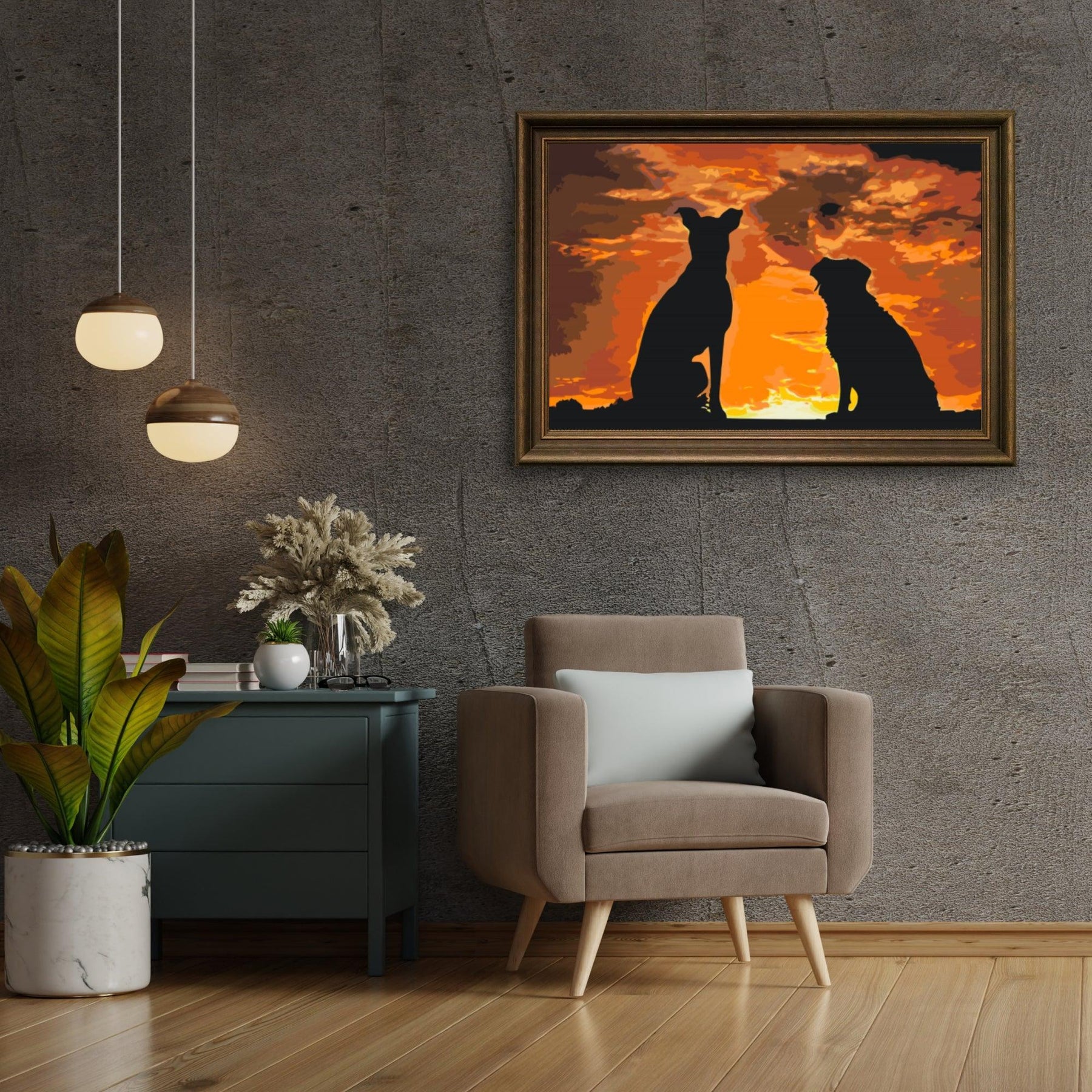 Diamantmaling - Hundevenner - SEOS®