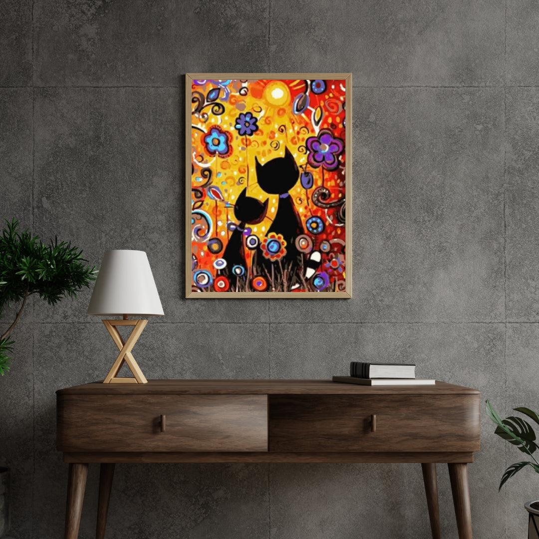 Diamantmaling - Killinger med blomster - SEOS®