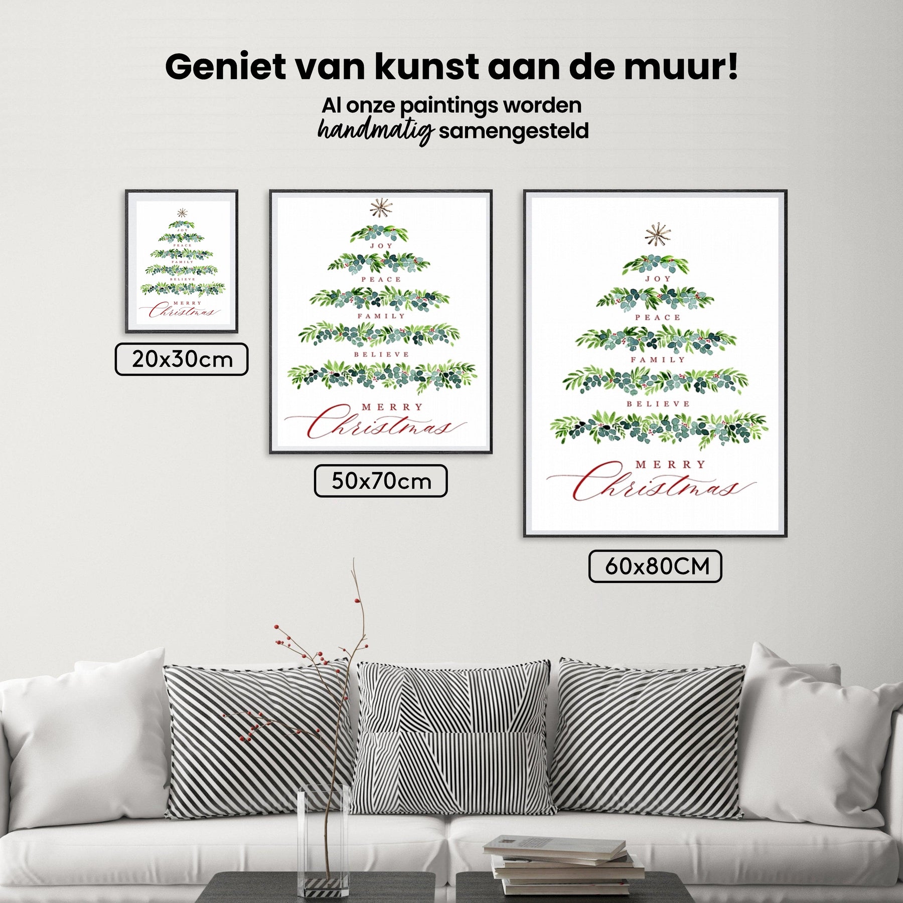 Diamantmaleri - Ønsketræ med julemotiv