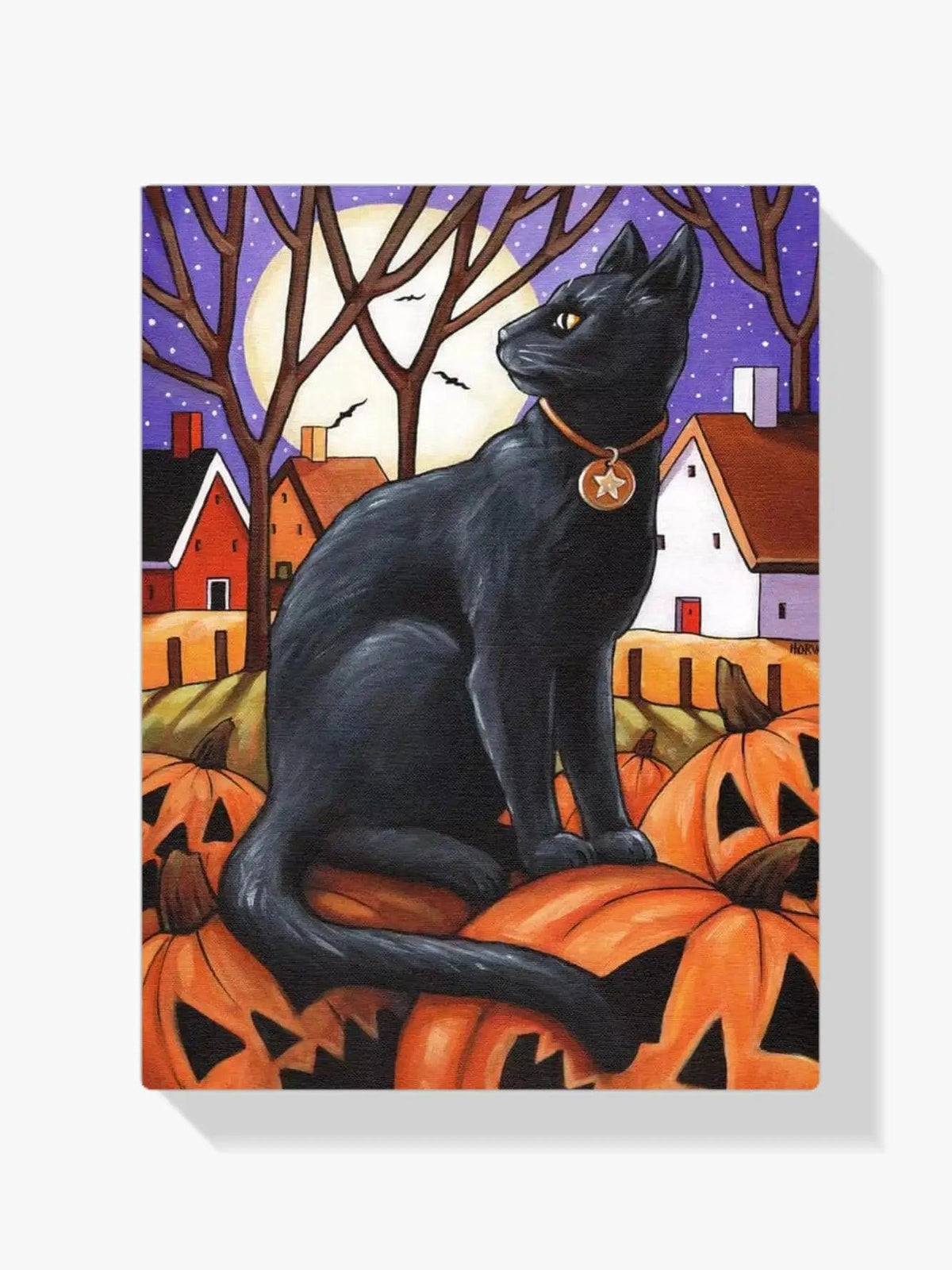 Diamantmaleri Månekat & Græskar