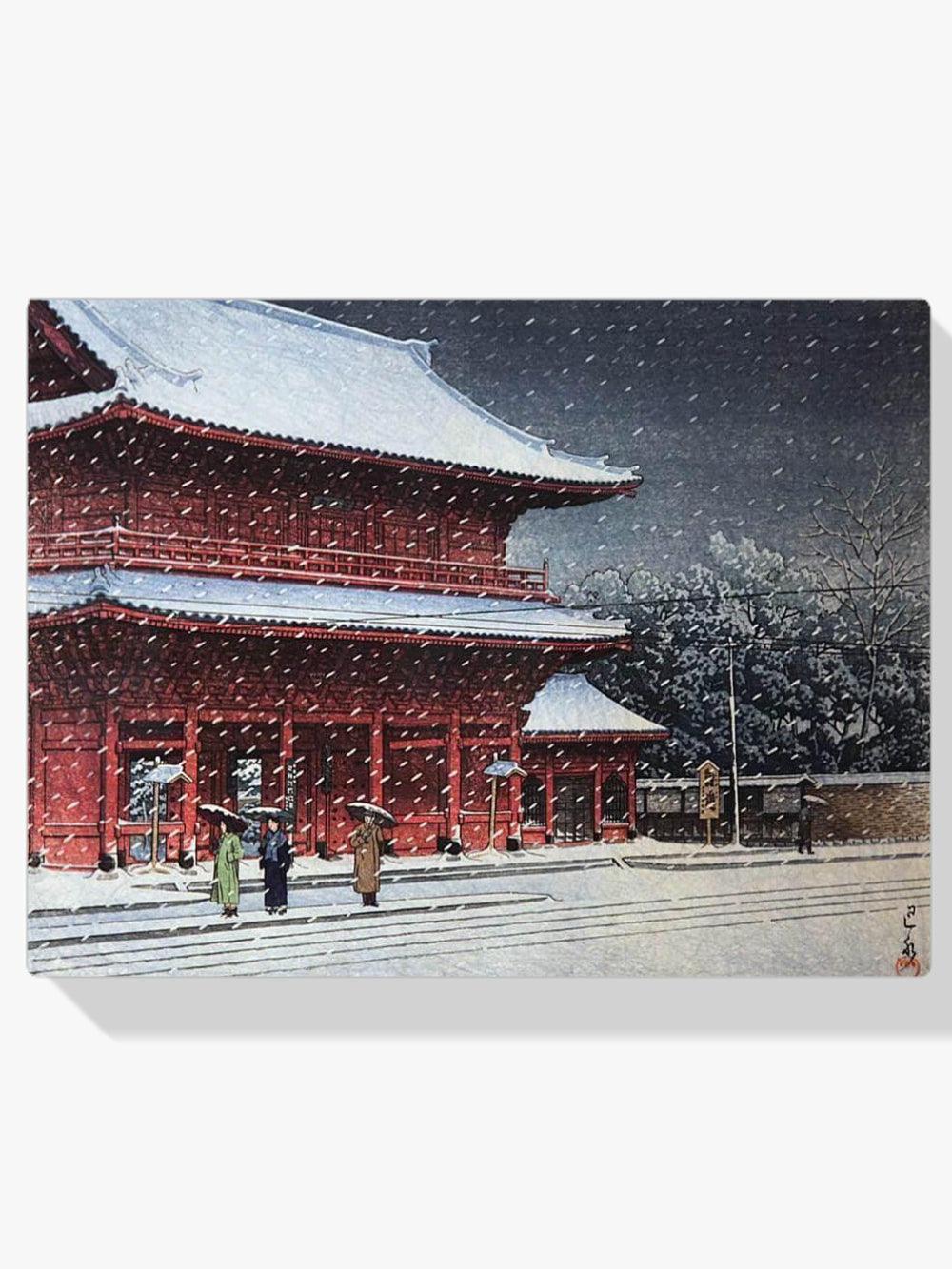 Diamantmaleri - Sne over Zojoji-templet - SEOS Shop ®