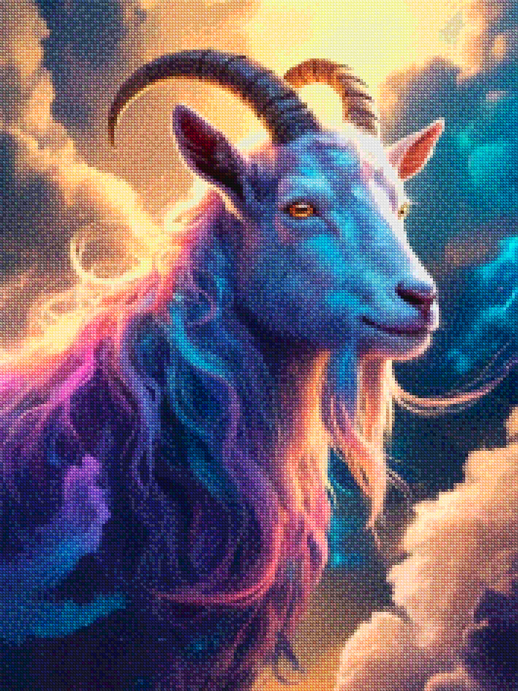 Diamantmaleri - Stjernetegn - Stenbukken