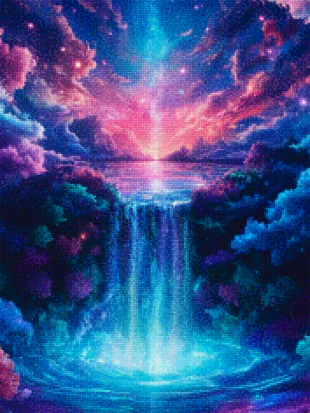 Diamantmaleri - Stjernetegn - Vandmanden