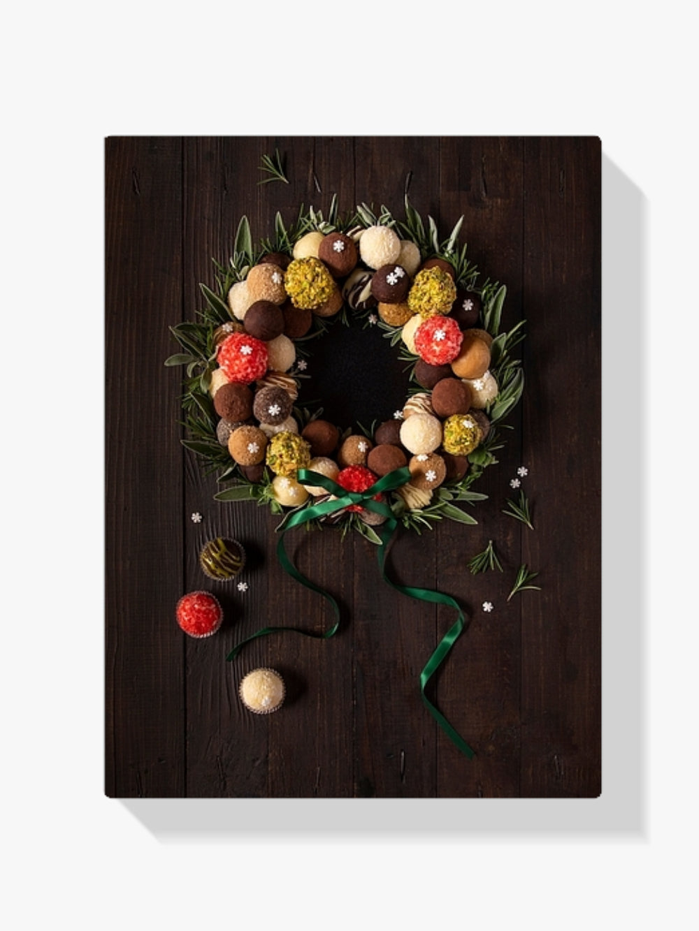 Diamantmaleri - Julekrans med trøfler