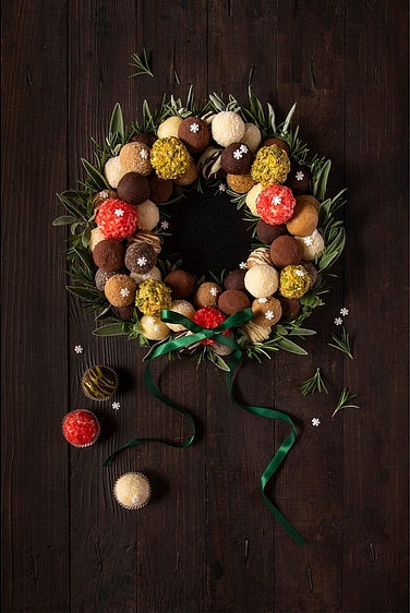 Diamantmaleri - Julekrans med trøfler