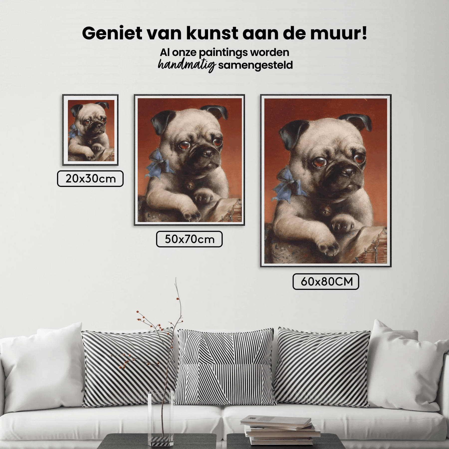 Diamantmaleri - Ung Mops