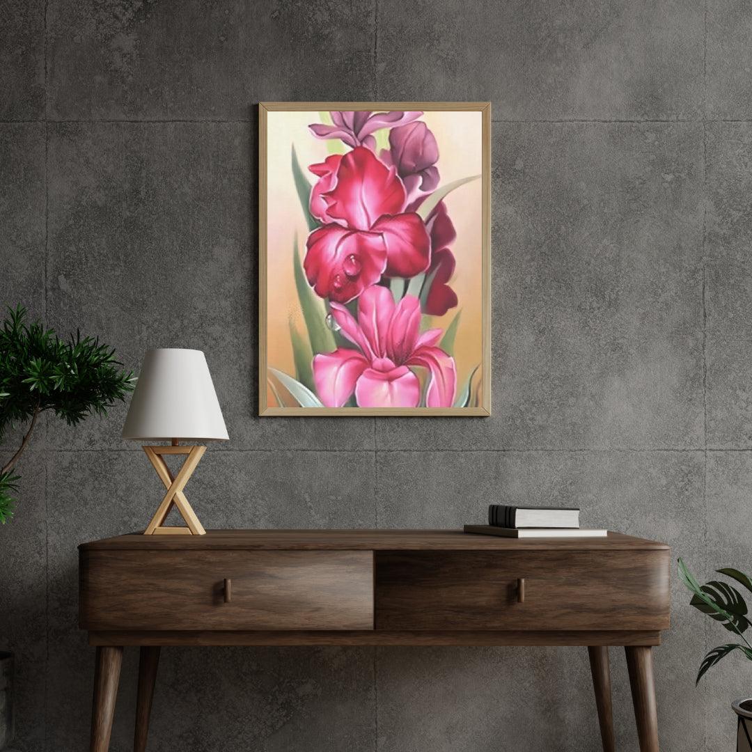 Diamantmaling Blomsterplade - SEOS Shop ®
