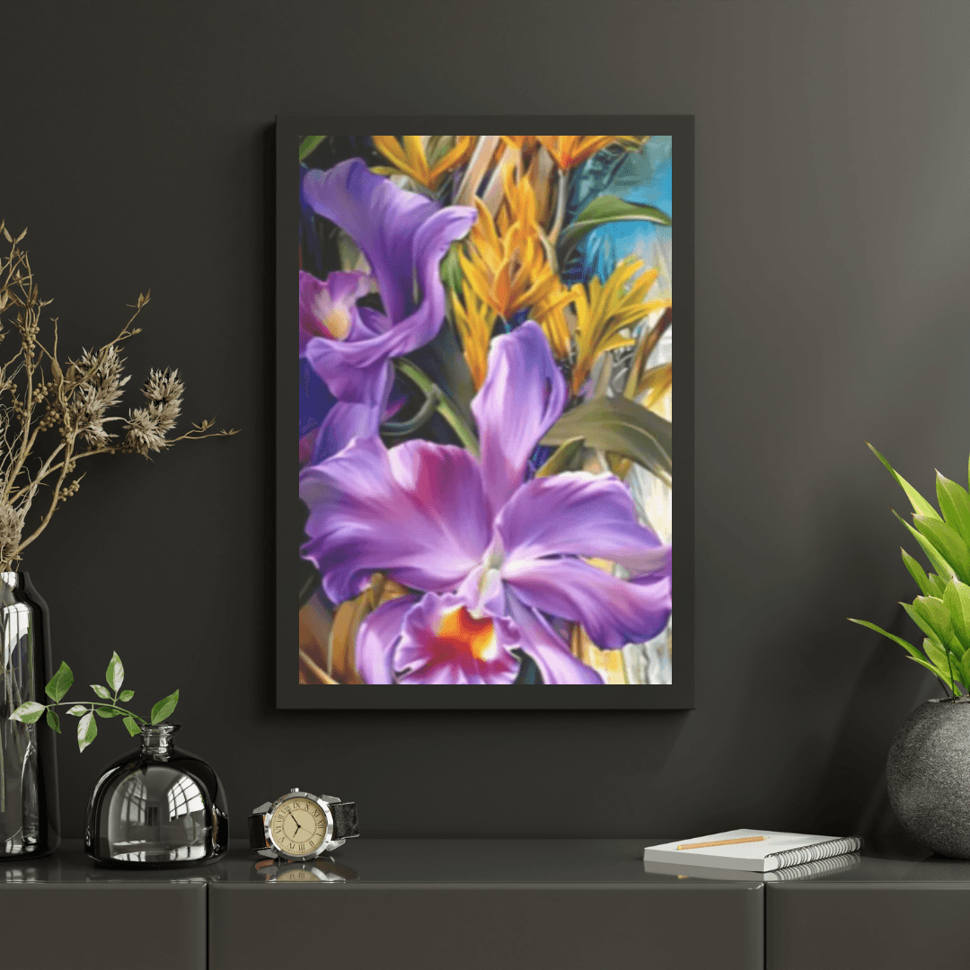 Diamantmaling Blomsterplade - SEOS Shop ®