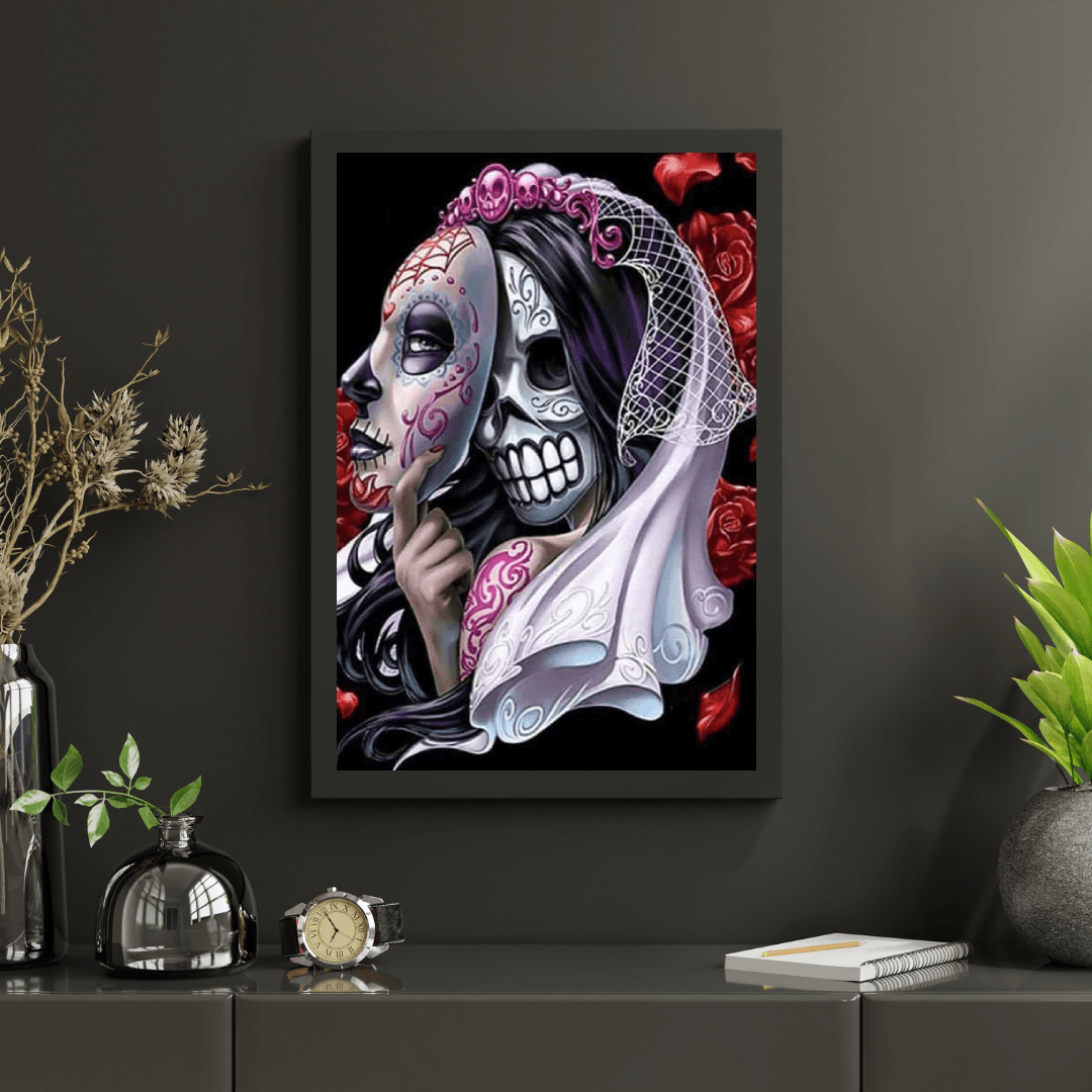 Diamantmaling Kranie - Maske - SEOS Shop ®