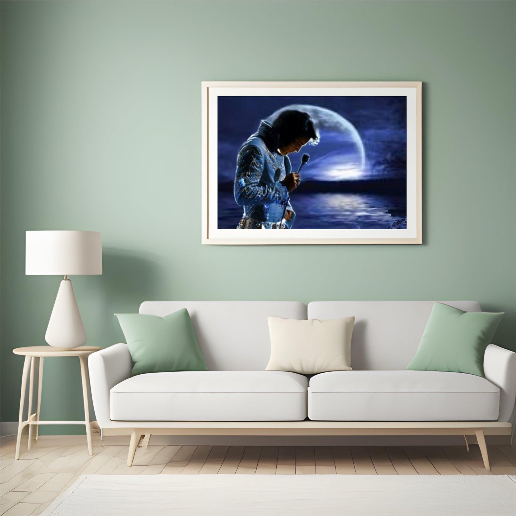 Diamantmaleri Elvis Presley om aftenen - SEOS Shop ®