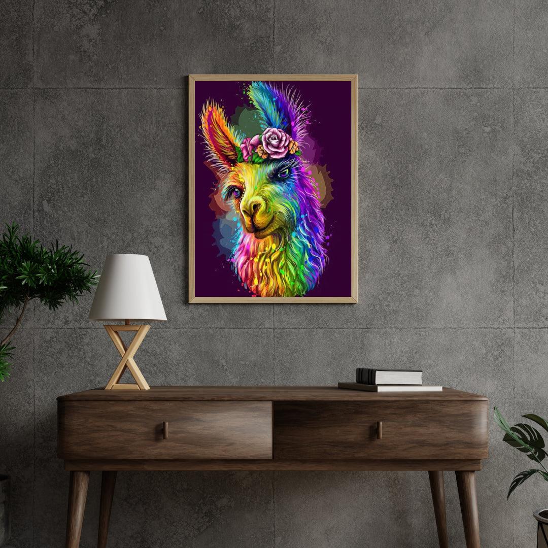 Diamantmaleri Sjov Lama - SEOS Shop ®