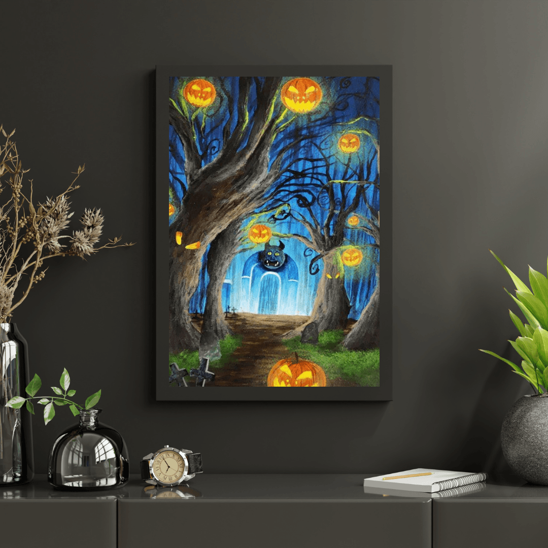 Diamantmaling Halloween i junglen - SEOS Shop ®
