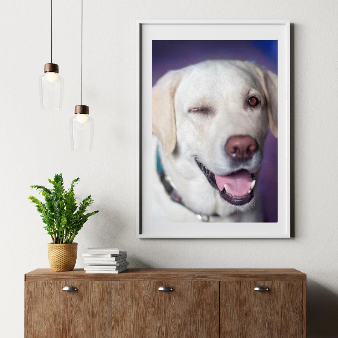 Diamantmaling Hund med blink - SEOS Shop ®