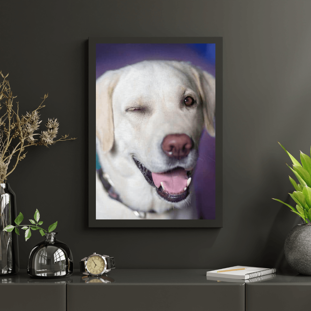 Diamantmaling Hund med blink - SEOS Shop ®