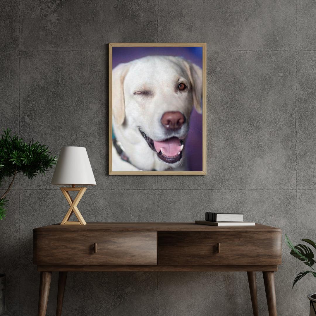 Diamantmaling Hund med blink - SEOS Shop ®
