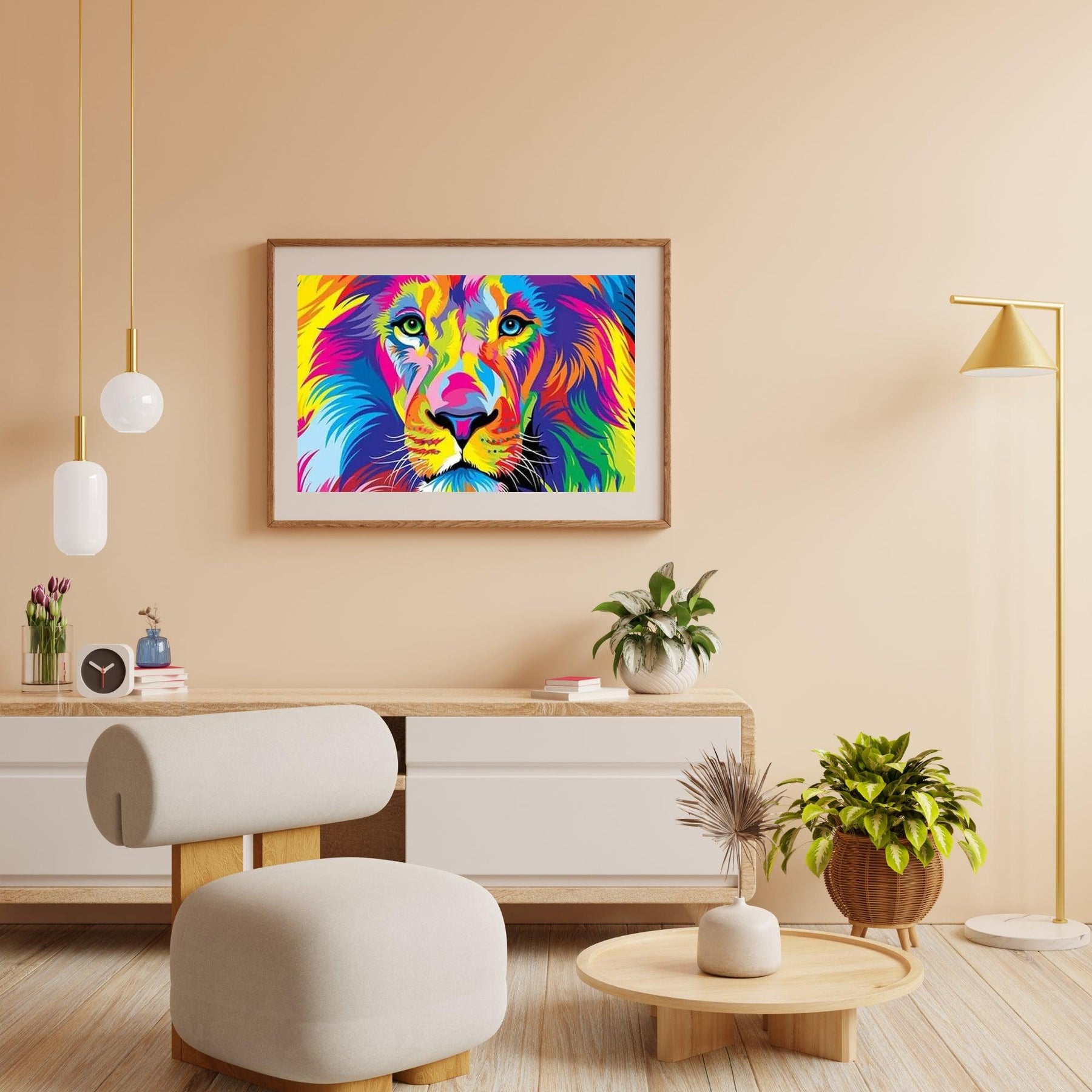 Diamantmaling Løve - SEOS Shop ®