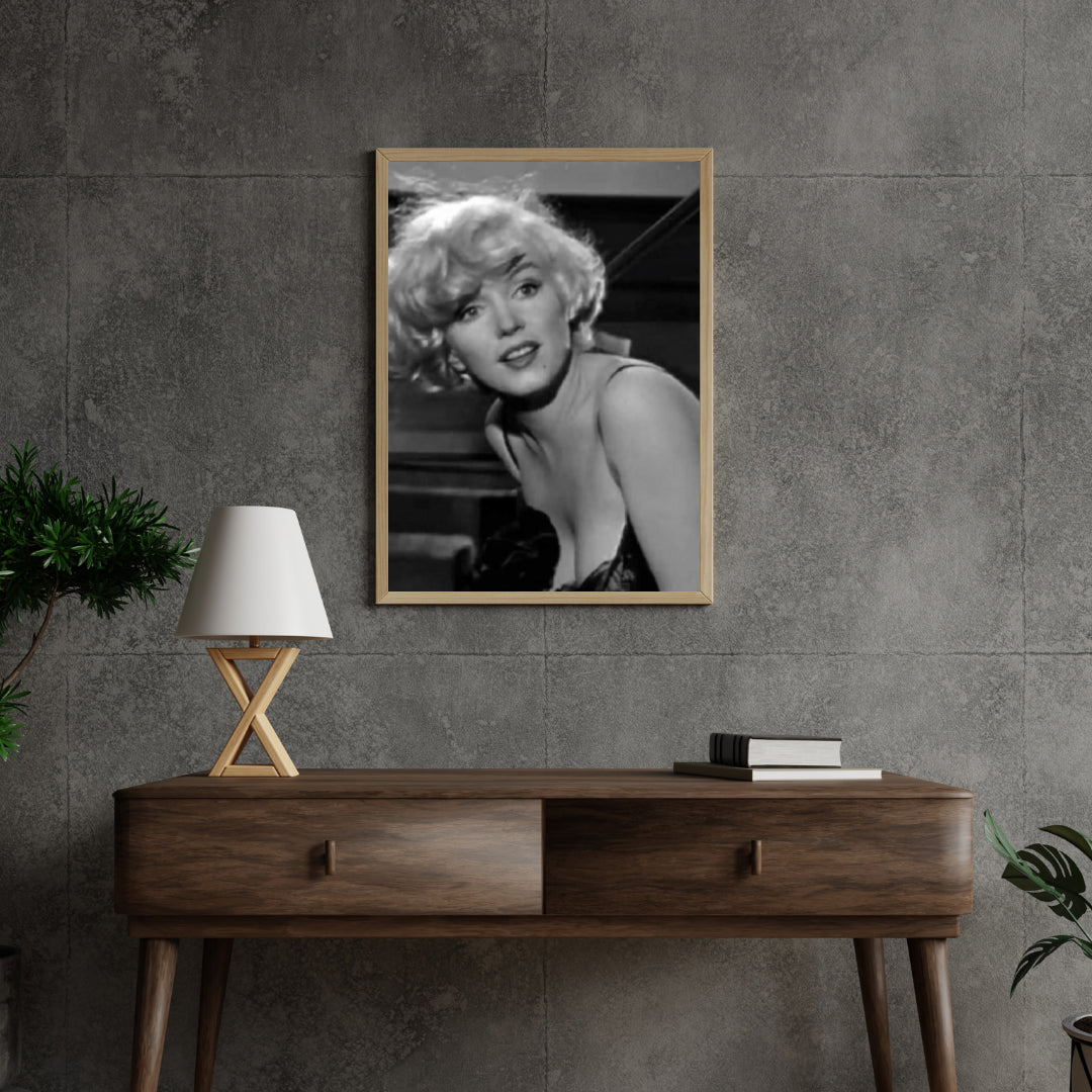 Diamantmaleri Marilyn Monroe portræt sort-hvid - SEOS Shop ®