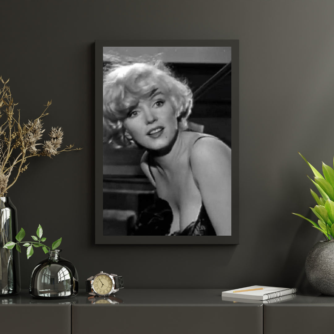 Diamantmaleri Marilyn Monroe portræt sort-hvid - SEOS Shop ®