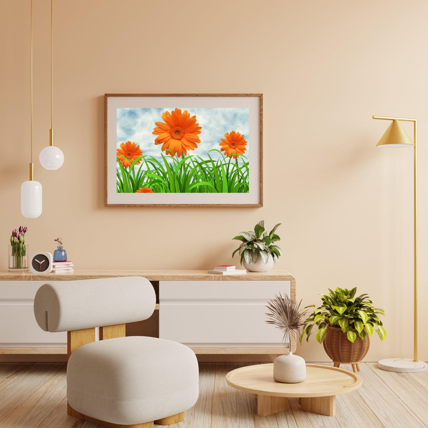 Diamantmaling Orange Tusindfryd - SEOS Shop ®