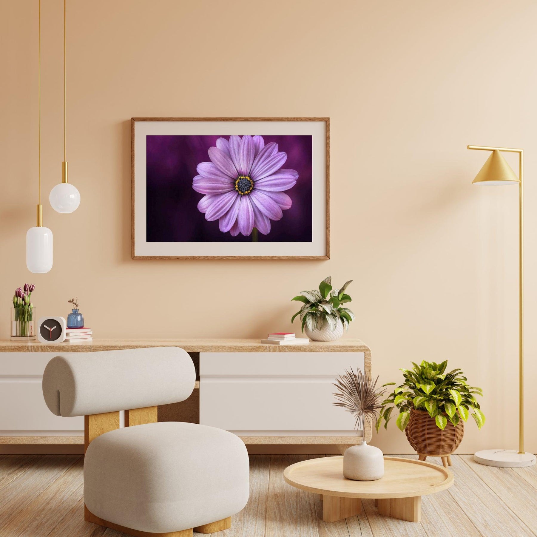 Diamantmaleri Lilla Blomst - SEOS Shop ®