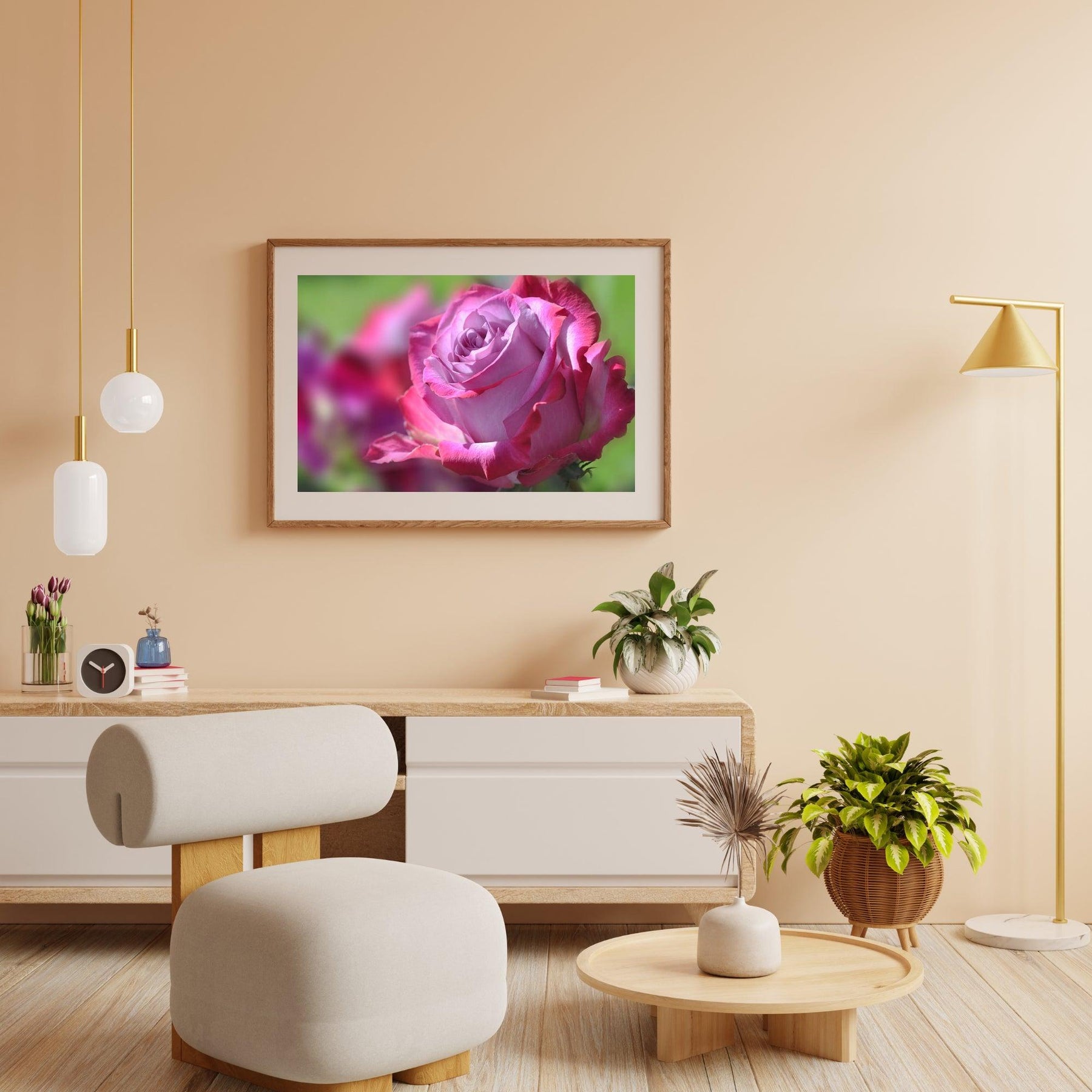 Diamantmaleri Lyserød Rose - SEOS Shop ®