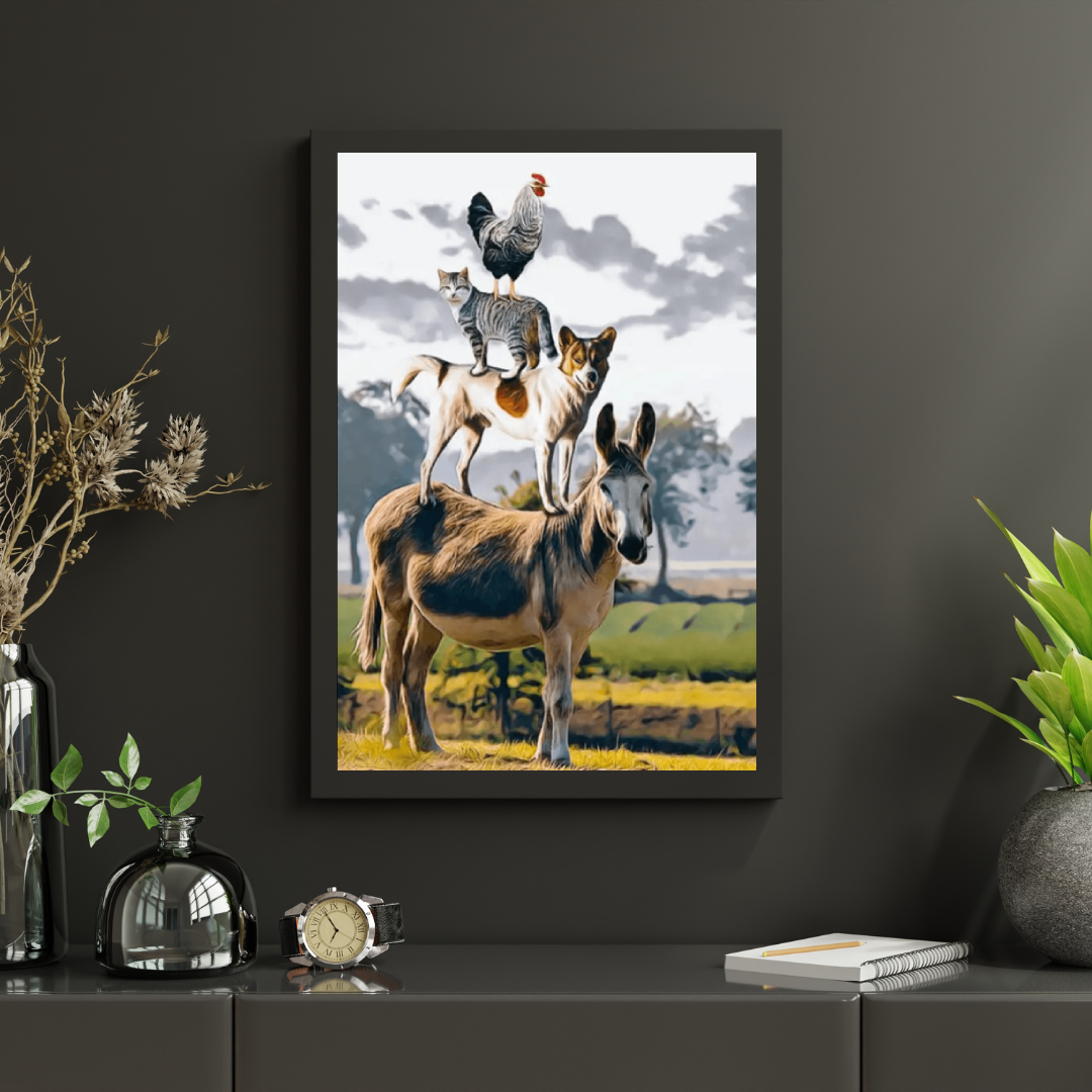 Diamantmaling med stabling af dyr - SEOS Shop ®