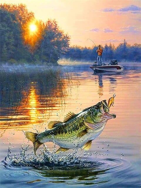 Diamantmaling - Fiskefangst på båd - SEOS Shop ®