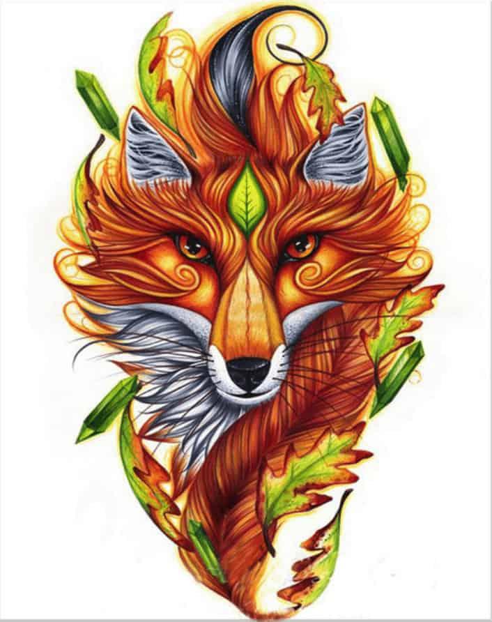 Diamantmaleri Mandala Ræv - SEOS Shop ®