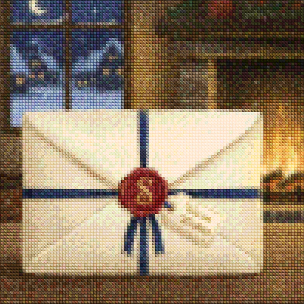 Mini diamantmaleri - Kirsebærflod