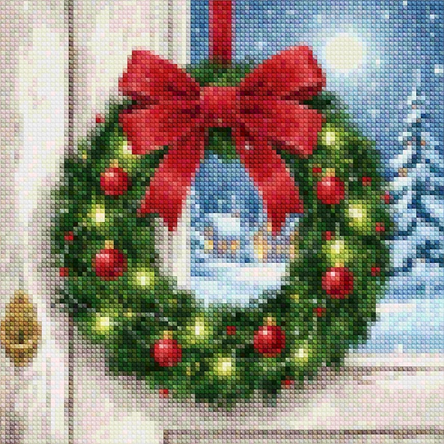 Mini diamantmaleri - Kirsebærflod