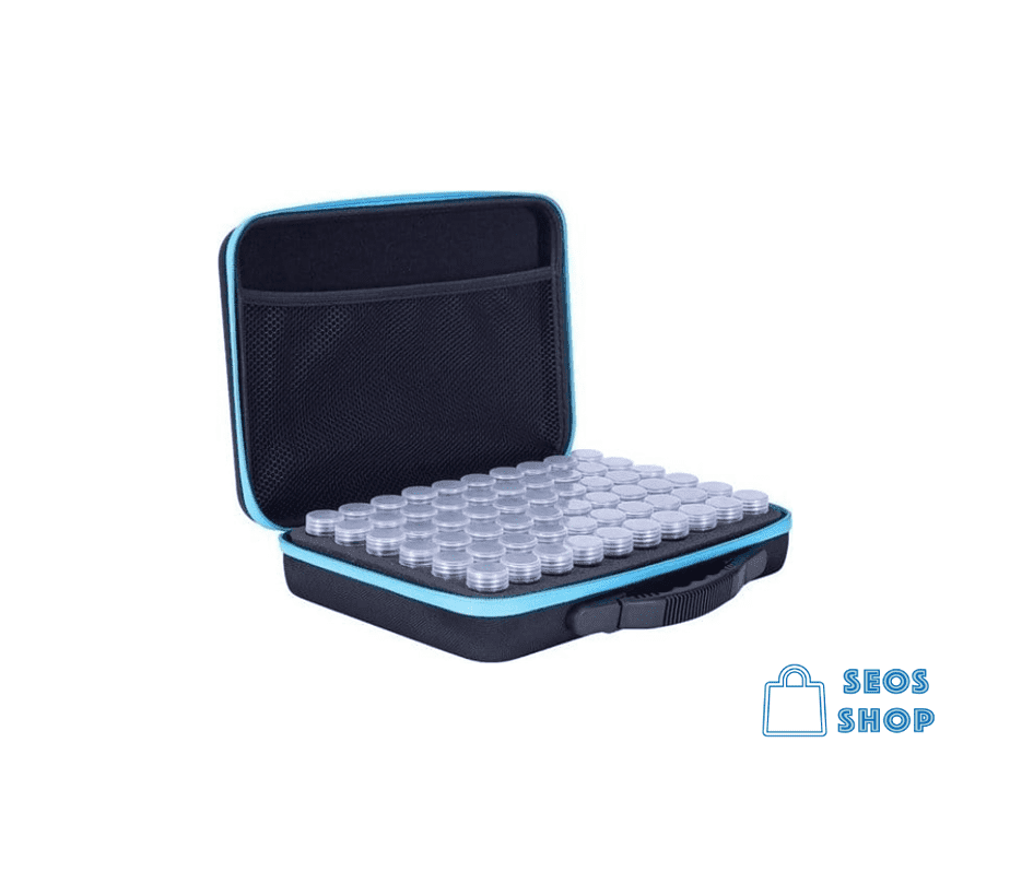 Diamantmaling sorteringskasse 60 krukker - SEOS Shop®