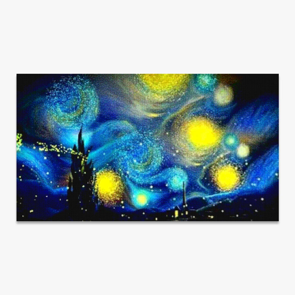 Peterskirkens nat Van Gogh-maleri | Storformat - SEOS Shop