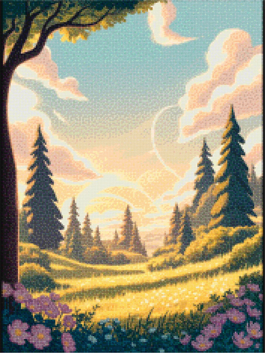 Diamantmaling - Cloudhaven