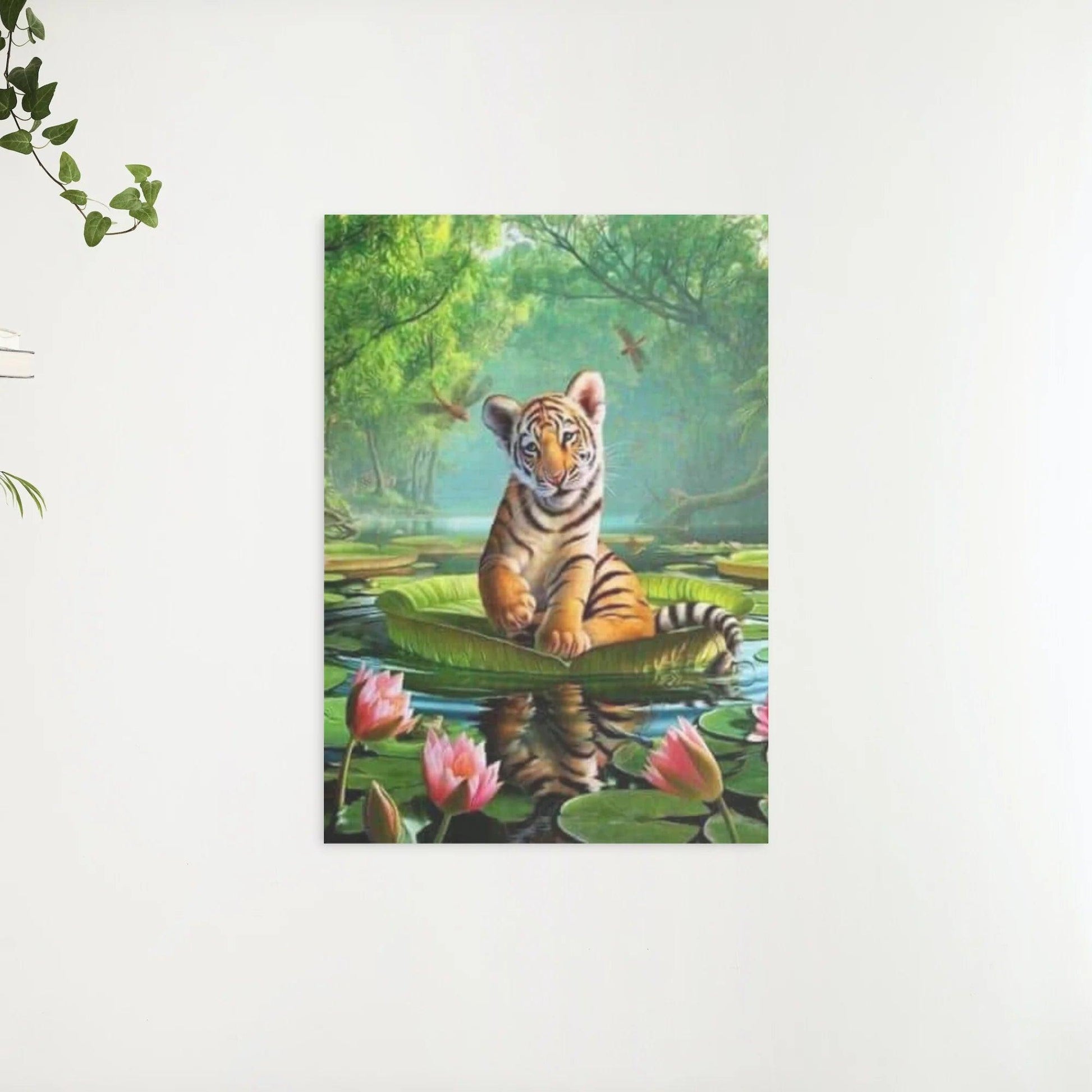 Diamantmaleri Tiger på en åkande - Komplet - SEOS Shop®