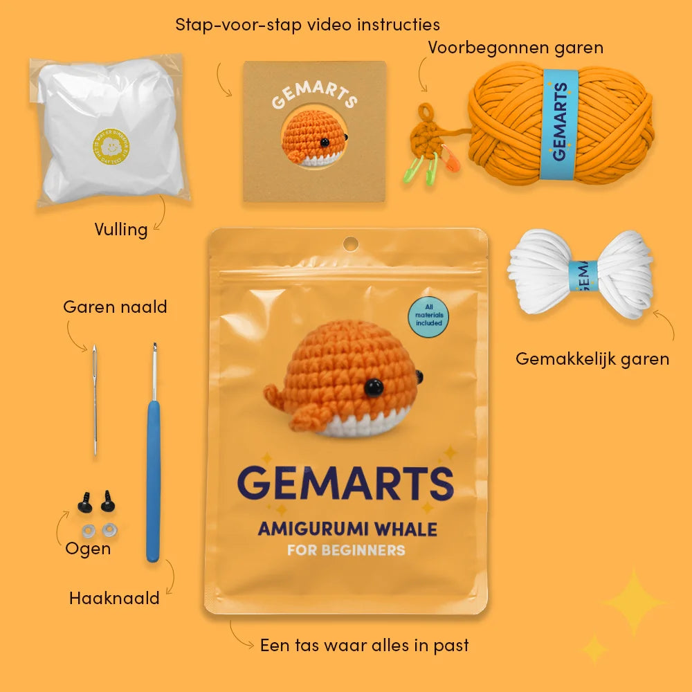 Amigurumi Hval - Gemarts