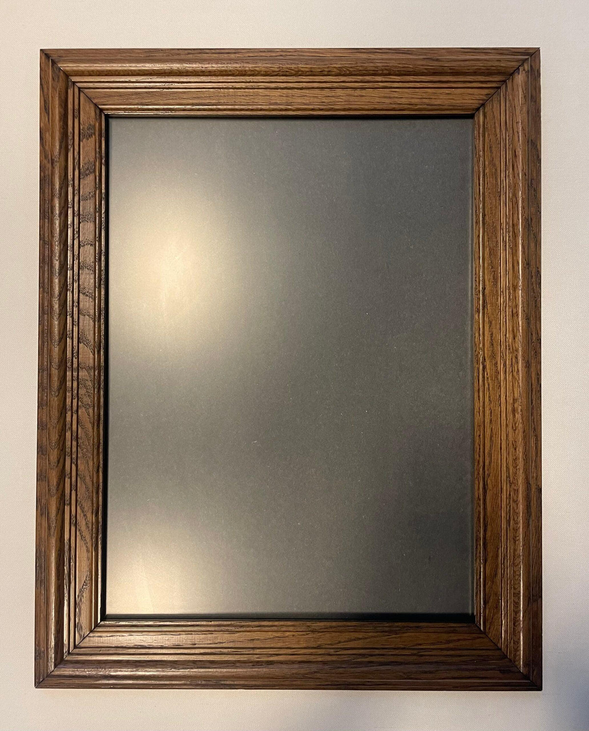 Vintage ramme af mørk eg